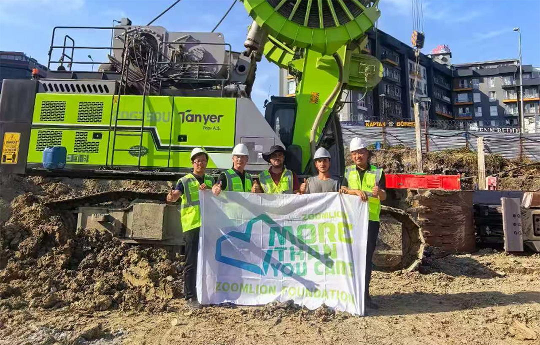 ZOOMLION's Global Service Tour for Foundation Construction Reaches Turkey, Penetrating High-End Markets with Exceptional Service